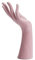 HAUCOZE Schmuckständer Hand Skulpturen Statue Modern Dekor Geschenk Keramik Rosa 21cm