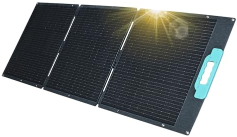 enjoy solar® faltbares Solarpanel Helios 150W 12V, 182mm Solarzellen 10 Busbars Solarpanel ideal für Wohnmobil, Balkonanlage, Gartenhäuse, Boot und Camping