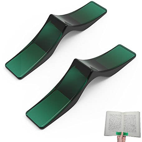 Buchseitenhalter, Fingerbuchhalter zum Lesen im Bett, Daumenbuchseitenhalter zum Lesen, Buchöffner, Buchzubehör, Buchzubehör für Buchliebhaber, Grau