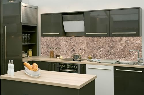 DIMEX Küchenrückwand Folie Selbstklebend PEELING TEXTUR 260 x 60 cm | Klebefolie - Dekofolie - Spritzschutz für Küche | Made in EU