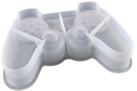 Raxove Game Controller geformte Formen, 19,1 cm, Antihaft-Silikon-Backform, Silikon-Fondant, Epoxidharz, Game-Controller-Spielgriff, Formen für Schokolade, Kuchen, Süßigkeiten, Kuchendekoration