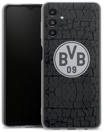 DeinDesign Slim Case kompatibel mit Samsung Galaxy A13 5G Silikon Handyhülle transparent Hülle extra dünn BVB Borussia Dortmund Trikot