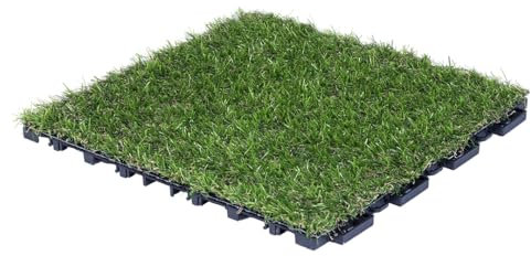 PACK 9 BALDOSAS CÉSPED ARTIFICIAL CLICKGREEN 30X30 CM