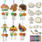 12tlg DIY Windspiel Bastelset Kinder, Holz das Erntedankfest Windspiele zum Bemalen mit Hängendem Klangspiele Kreativsets mit Diamant Aufkleber Geburtstag Geschenke für Mädchen Jungen