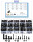KOXXIAMOQ Kit de 600 pièces d'assortiments de vis métriques avec écrous, M3 M4 M5 Vis à tête cylindrique avec clé hexagonale, Assortiment de vis, écrous et rondelles, Ensemble de vis à tête hexagonale