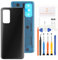 SRJTEK Für Xiaomi Mi 10T 5G/Mi 10T Pro 5G M2007J3SY,M2007J3SG Akku Rückseite Abdeckung Glas Ersatz Reparatur Kit Original Rückseite Gehäuse (Schwarz)