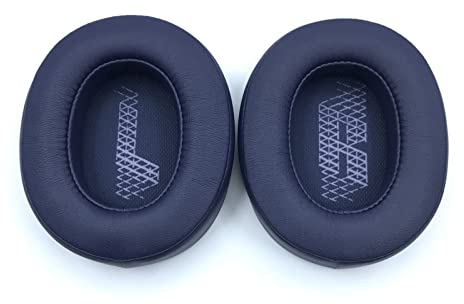 BeisDirect Almohadillas de repuesto para auriculares JBL LIVE500BT/LIVE 500BT, cómodas almohadillas de piel sintética y esponja (negro, gris, rojo, azul)