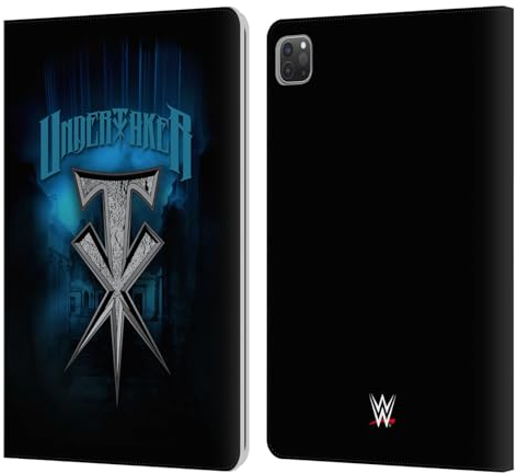 Head Case Designs Offizielle WWE Steinernes Kreuz The Undertaker Leder Brieftaschen Handyhülle Hülle Huelle kompatibel mit Apple iPad Pro 11 2020/2021 / 2022