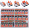 RISAKOGO Kabelverbinder,100 Stück klemmen Set 4mm² Elektro Lüsterklemmen mit Hebel,30er-Klemmen 2 Polig,20er-Klemmen 3 Polig, 10er-Klemmen 5 Polig für Feste Kabe
