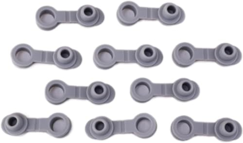10Pcs Grey Universal Silicone Sealing Bottle Straw Hole Grommets Stopper Lids Straw Plug Replacement Tumber 20/30Oz Thermos Cup, Wine Stoppers, Wine Stoppers and Pourers Bar and Wine Tools