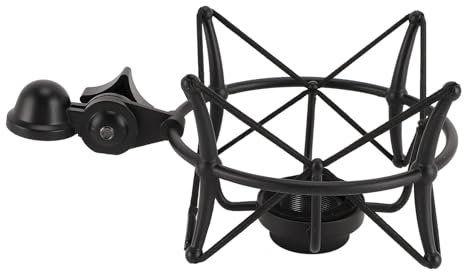 Supporto per Microfono con Supporto Antiurto per Microfono, Supporto Antiurto Antivibrante Compatibile con Neumann TLM103 TLM193 TLM127 TLM170 MK4 (GOLD)