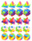 20 Stück Mini Würfel Radiergummi, Radiergummi Puzzle Radiergummi Kinder Mitgebsel 3D Radierer Zauberwuerfel Puzzle Eraser Cube Mini Radiergummi Set Kinder Radiergummi Würfel Puzzle Set