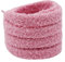 XIANMY Lacets en Peluche pour Chaussures Plates et moelleuses 1,5 cm Cordons de Rechange pour Baskets Chaussures de Sport Chaussures décontractées Bottes 100 cm Rose