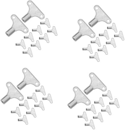 OSALADI 40pcs Multi-Function Radiator Bleed Key Radiator Vent Key Wrench for Heating Systems