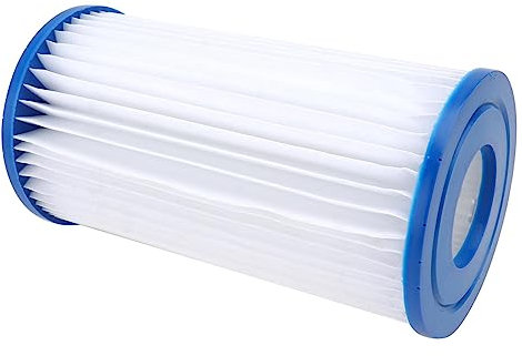 Supvox Poolfilter Ersatz Für Schwimmbadfilter Kunststoff Filterelemente Für Poolreinigung Kompatibel Mit Poolzubehör Weiß