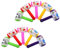 Gatuida 8 piezas Martillo Inflable de Juguete para Fiestas Martillo Divertido Sonido Juguete para Cumpleaños Playa Color Aleatorio Color Aleatorio