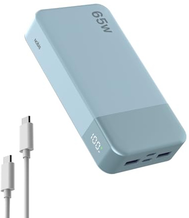 NOBIS 20000mAh 65W Power Bank Caricatore Portatile