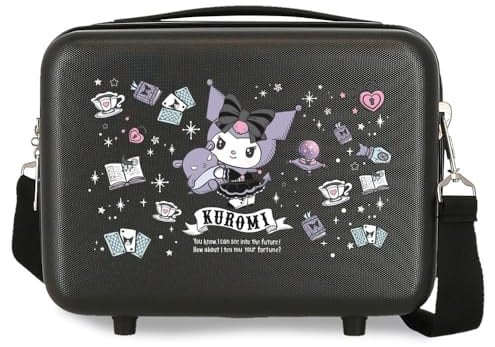 Joumma Sanrio Kuromi Fortune Telling Trousse Adattabile Nero 29x21x15 cm Rigido ABS 9.1L 0.8 kgs