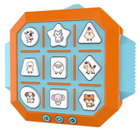 Guohetuk Ideenspiel, Lernspielzeug, 5 in 1 Puzzlespielkonsole, Perfekt für Autofans, Blau