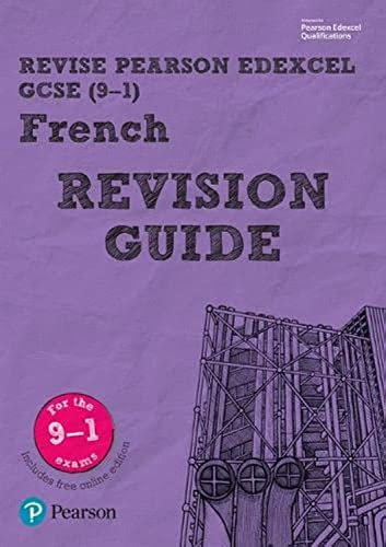Pearson REVISE Edexcel GCSE (9-1) French Revision Guide: (with free online Revision Guide) for home learning, 2021 assessments and 2022 exams (Revise Edexcel GCSE Modern Languages 16)