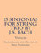 15 Sinfonias for String Trio by J.S. Bach (Violin): Violin