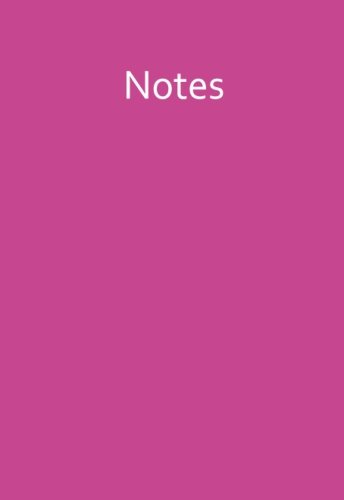 Mini - Notizbuch ca. A6 - liniert - PINK: Notizen, Notes - kleines Notizheft, rosa
