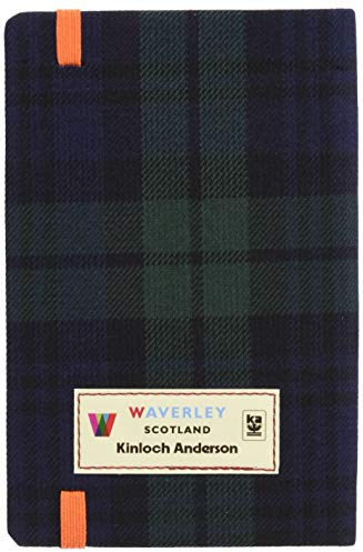 Waverley (M): Black Watch Tartan Cloth Commonplace Notebook