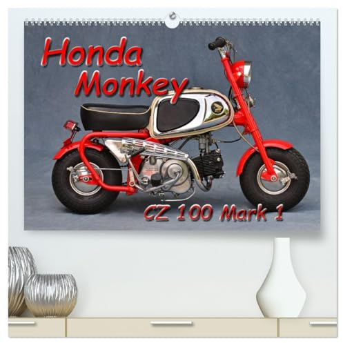 Honda Monkey CZ Mark 1 (hochwertiger Premium Wandkalender 2026 DIN A2 quer), Kunstdruck in Hochglanz: klein - frech - selten (CALVENDO Mobilitaet)