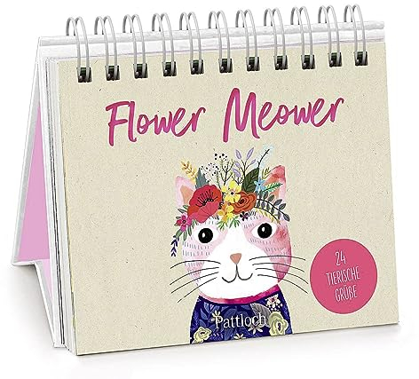 Flower Meower: 24 tierische Grüße (Geschenke für Tierliebhaber)