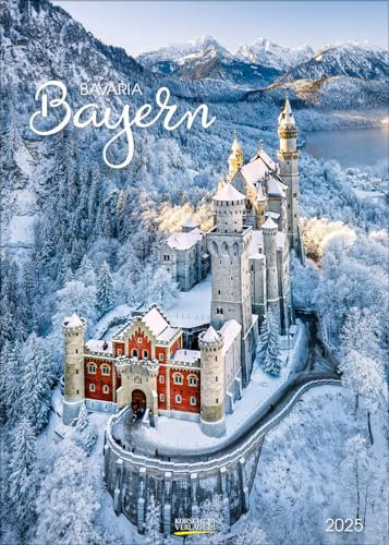 Bayern 2025: Wandkalender mit Fotos von Bayern. Format 30 x 42 cm.