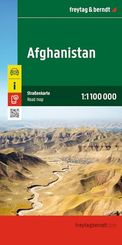 freytag & berndt Straßenkarte Afghanistan 1:1,1 Mio.: 1:1,100,000 scale