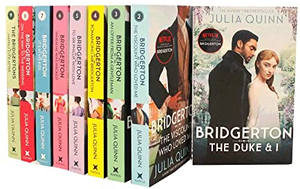 Bridgerton Family Series Collection 1-9 Books Set by Julia Quinn