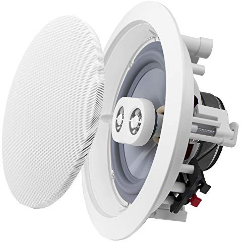OSD Weatherproof 6.5” in-Ceiling Single Stereo - Dual Tweeter Speaker - ICE600TTWRS