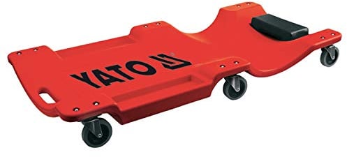 Werkstatt Rollbrett Montagerollliege Werkstattliege Montageliege mit gepolsterter Kopfauflage