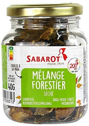 Sabarot Mélange Forestier 40g Glas (getrocknete Waldpilze)