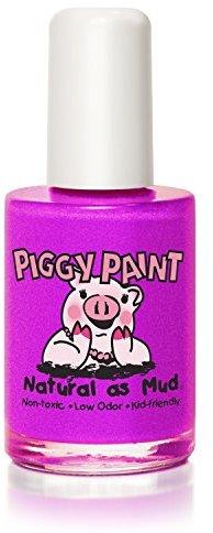 Piggy Paint Non-toxic Girls Nail Polish - Safe, Chemical Free - Groovy Grape