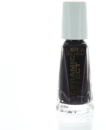 Layla Cosmetics 1243R23-015 Ceramic Effect Nagellack - cabernet, 1er pack (1 x 0.01 l)