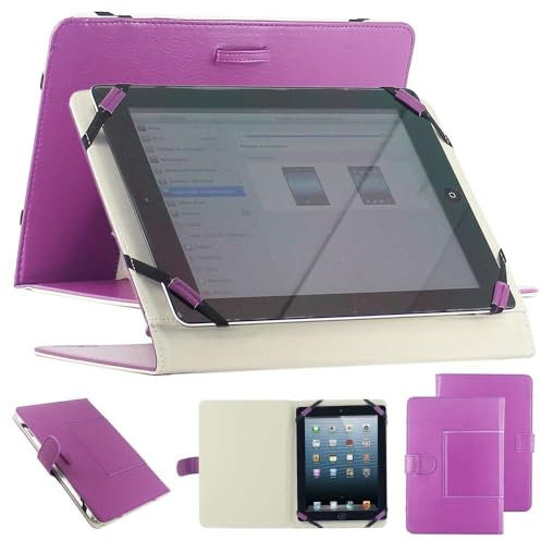 ebestStar - Copertura Universale per Tablet PC da 10 a 11 Simil-pellea con Stand Integrato, Android Tablet Epad, Acer ICONIA, Huawei Mediapad, Samsung Galaxy Tab 10.1, Note 10.1, Lenovo Tab, Viola