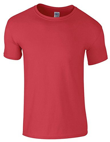 Gildan Mens Short Sleeve Soft-Style™ T-Shirt (L) (Antique Cherry Red)
