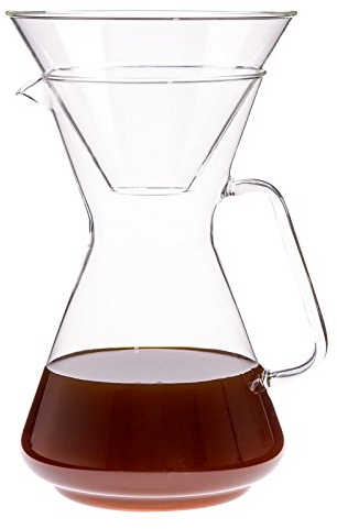 Trendglas Jena Kaffeebereiter BRASIL für 8 Tassen mit Glas-Filterhalter, 1,2 Liter