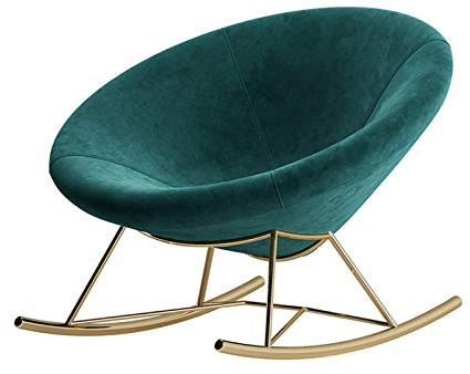 PURRL Lazy Sofa Stuhl Freizeit Wohnzimmer Balkon Mädchen Schaukelstuhl Nordischer Stil 90x90x70cm Little Surprise