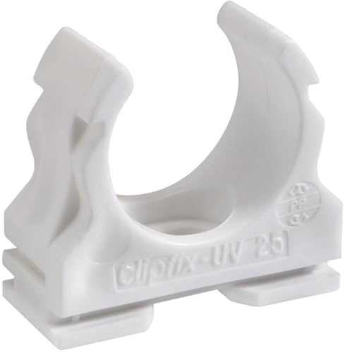 Fränkische Kunststoff-Klemmschelle clipfix-UV 25 ws