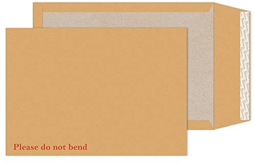 Blake Avant Garde - Premium Board Back Envelopes C4 (324 x 229mm) - Pack of 100 - Printed Do Not Bend - Superior Thickness 130GSM - Strong Peel and Seal Hardback Envelopes 12.7 x 9 (AG0055)