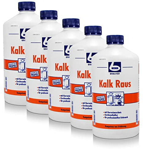 5x Dr. Becher Kalk Raus 1 Liter Geräteentkalker