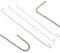 Niederberg Metall Crochets et Entretoises pour Gabions | Crochet Séparateur pour Gabion Galvanisé | 55 cm de Long