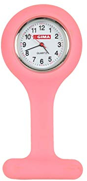 GiMa ns881pink Uhr für Krankenschwestern, rund, Pink
