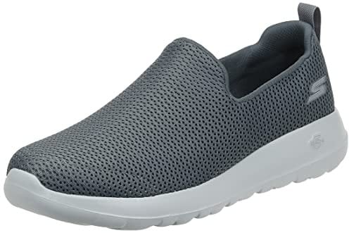 Skechers Men's Go Max-Athletic Air Mesh Slip on Walking Shoe, Charcoal, 7.5 UK