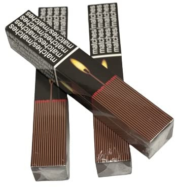 Ecolighters - Long Fireside Matches x 3 Packs for Lighting Real Fires, Stove, BBQ, Fireplaces, Open Fires