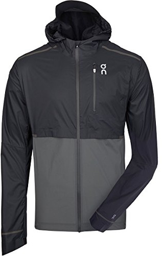 On Running Weather-Jacket schwarz - M