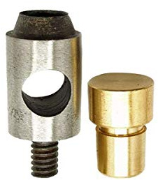 Weddecor 4mm Steel Hollow Hole Punch Kit - Heavy Duty Solid Steel - Multisized Tool Cutter for Leatherworking, Synthetic Gasket Rubber, Plastic - Universal Green Hand Press Machine Accessory | Multisized Tool Cutter for Leatherworking, Synthetic Gasket Rubber, Plastic - Universal Green Hand Press Machine Accessory